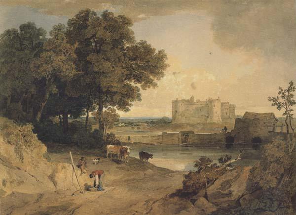 William Havell Carew Castle,Near Pembroke (mk47)